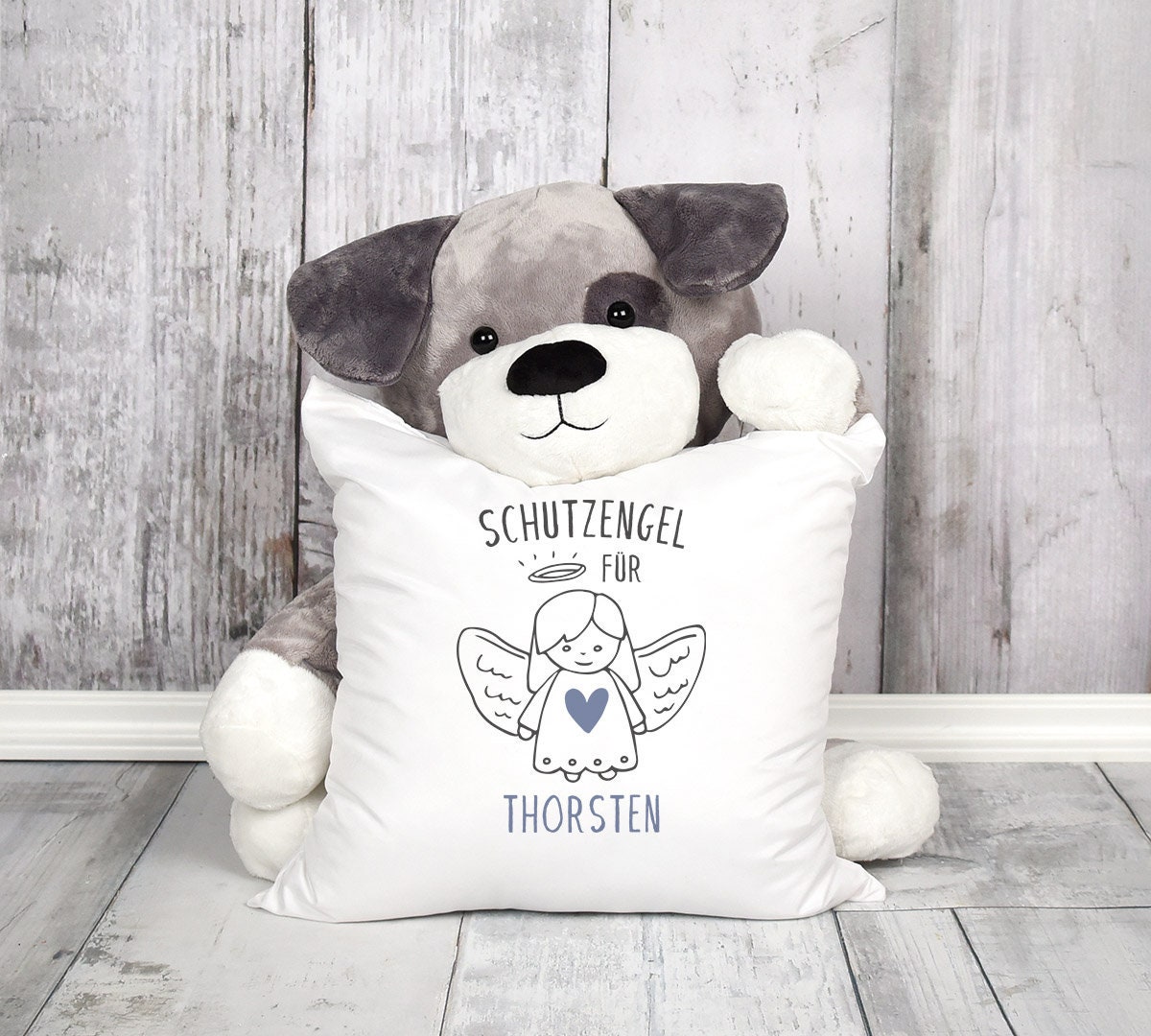 Pillow Cover Guardian Angel Named Lucky Charm Personal Gifts Lucky