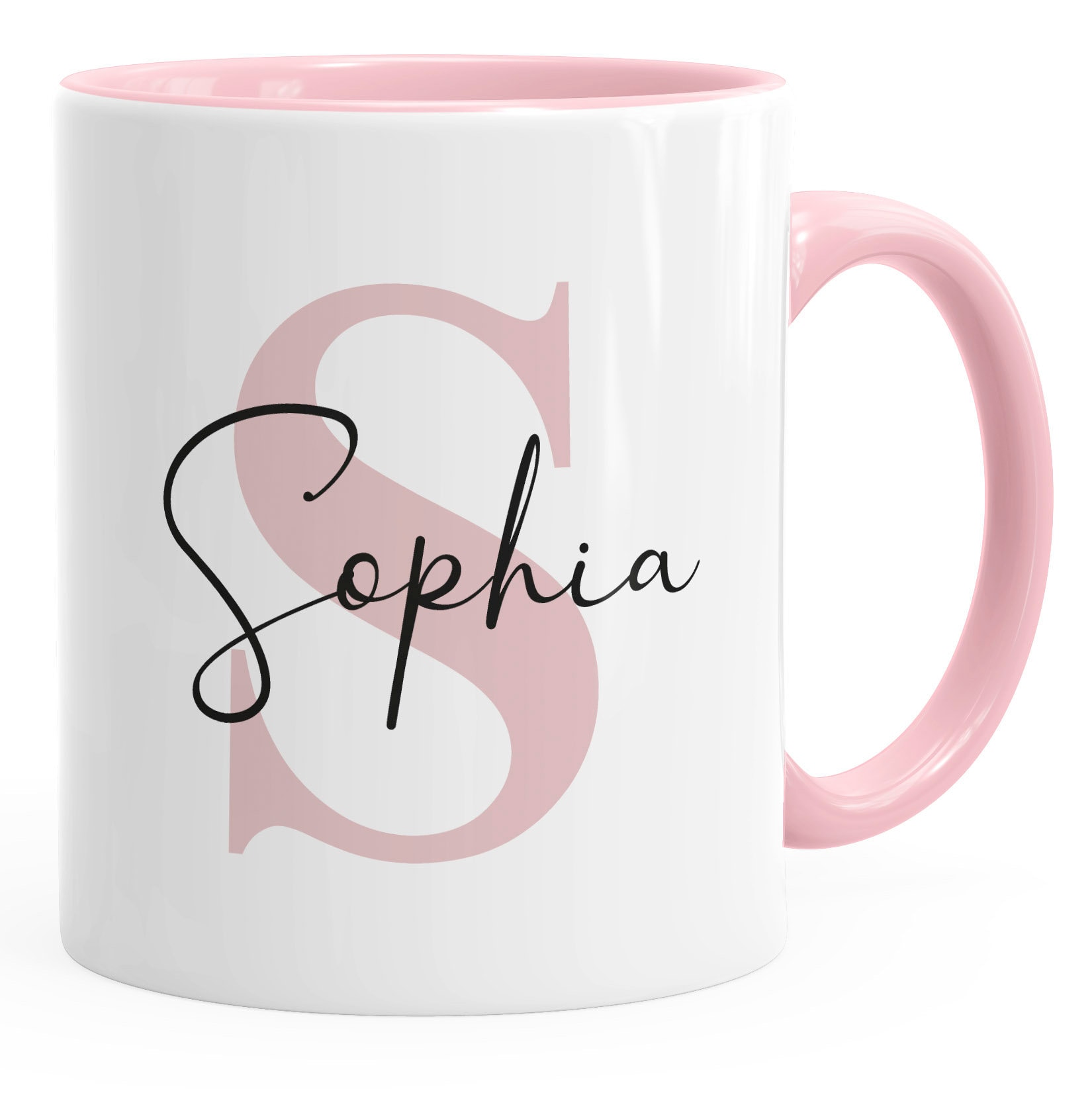 Coffee mug with on sale name