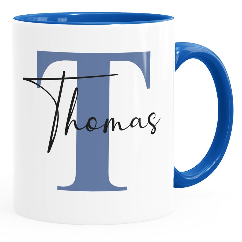 Taza con nombre taza de café personalizada con nombre y letra regalos personales taza con letras SpecialMe® imagen 8