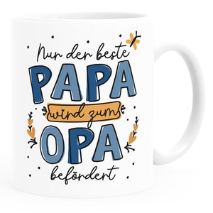 Coffee Cup Gift for Dad for Father's Day Saying Only the Best Dad Is Promoted to Grandpa SpecialMe®