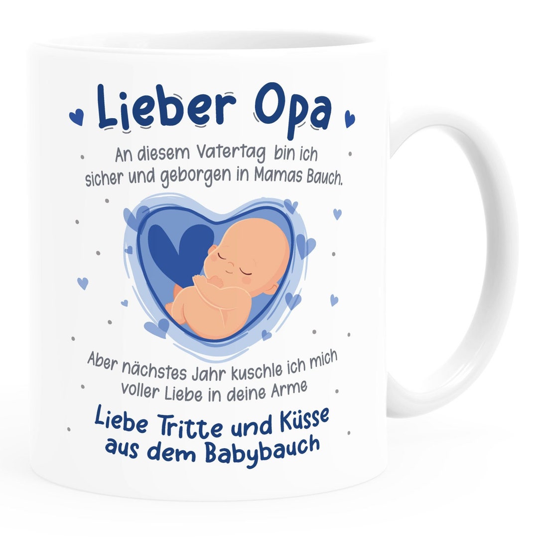 KaffeeTasse Liebe Grüße aus dem Babybauch Spruch Schwangerschaft