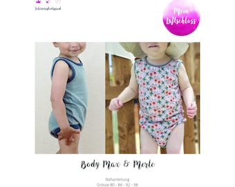 Sewing pattern sewing instructions Body Max & Merle as e-book