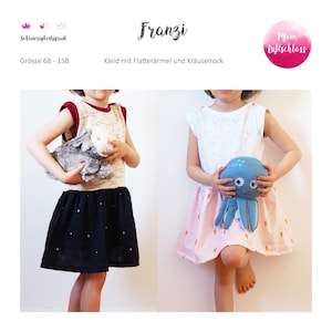 Sewing pattern sewing instructions dress Franzi Gr. 68-158 as an e-book