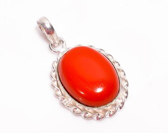 Ravishing Impressions Natural Red Horn Coral Gemstone Pendant Handmade Womens Jewellery Boho Gift for Wife FSJ-4351 Carnelian Golden Rutile Sterling Silver Ravishing Impressions Natural Red Horn Coral Gemstone Pendant Handmade Womens Jewellery Boho Gift for Wife FSJ-4351 Carnelian Golden Rutile Sterling Silver