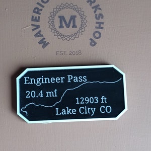 Maverick's Trail badge Engineer Pass offroad 4x4 Hiking biking adventure Colorado Challenge Trail Lake city Ouray image 1