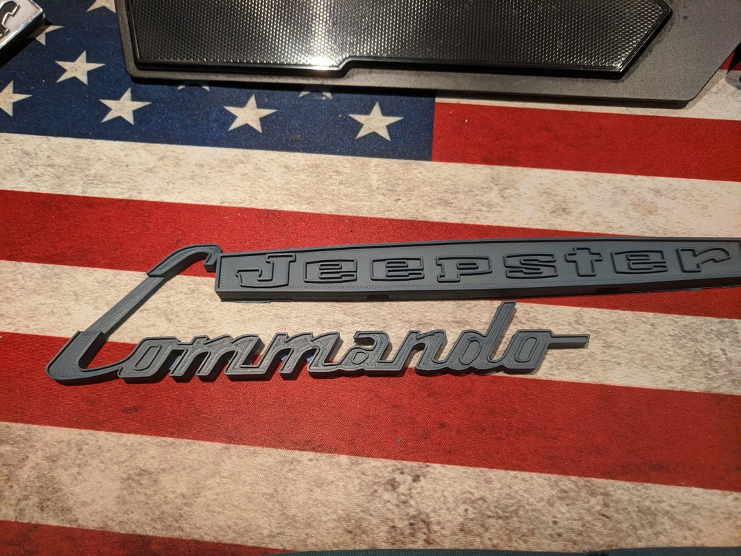 Digital File 3D Printer Badge Emblem for Kaiser Jeepster Commando - Etsy