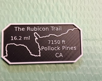 Maverick's Trail Badge Rubicon Trail offroad 4x4 Hiking biking adventure Pollock Pines CA
