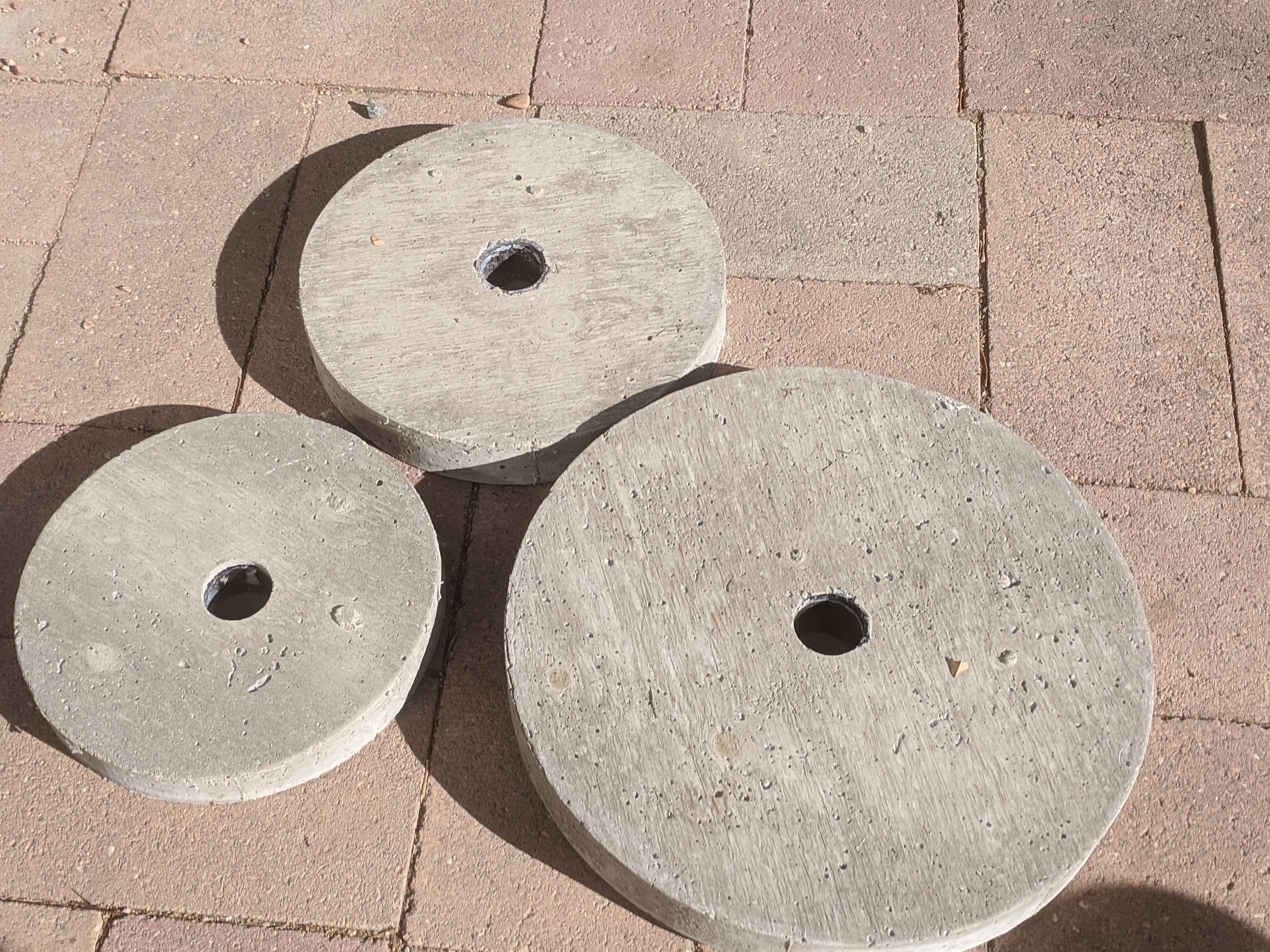 25-45 LB Concrete Cement Weight Plate Mold, Mold for DIY Olympic Barbe –  AUTUMN