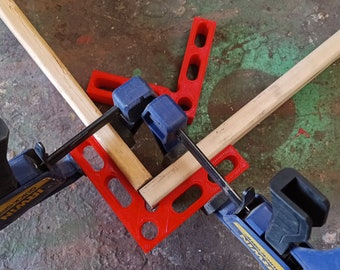 Digital 3D print file Clamp Square right angle Woodworking Clamp square carpentry tool