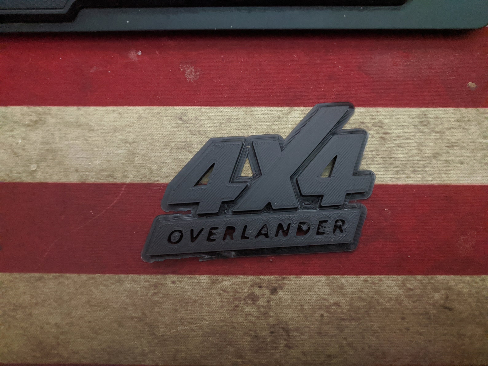 3D Printed badge emblem 4X4 Overlander | Etsy