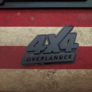 3D Gedrucktes Emblem 4X4 Overlander