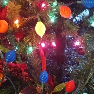 Cubiertas de luz navideña adornos Impreso en 3D V2 DIY LED (luces no incluidas)