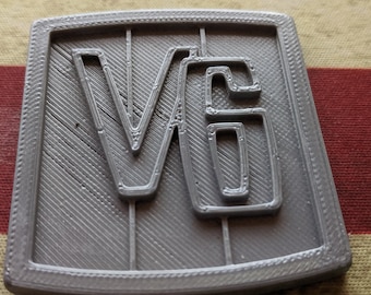 Digital 3D Printing file for replacement emblem for Jeep 1966-1971 Cj5 Cj6 Jeepster Commando Badge
