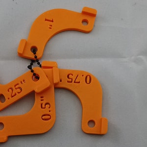 imperial inch metric Corner radius Jig gauge marking tool woodworking DIY Handyman custom table saw router table jigsaw
