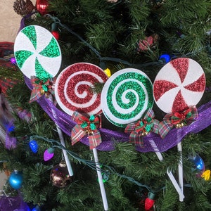 Large Lollipop Stencil 3D printed Christmas Crafts Peppermint painting glitter craft