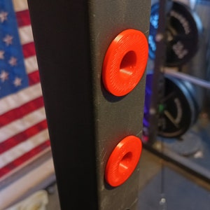 Power rack squat rack adapter sleeves Jcups accessories 1&quot; to 5/8&quot; M16  SOLD AS PAIRS