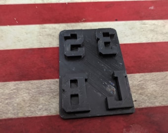 Placa de peso de cemento sellos de hormigón