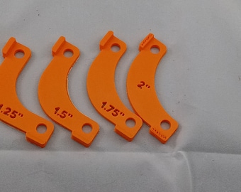 Digital 3d print file Custom Corner radius Jig gauge marking tool woodworking DIY Handyman Imperial inch
