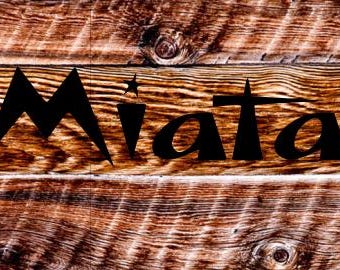 Digitale SVG-Datei Abzeichen für Mazda Miata Space Style Retro futuristisch