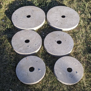 AUTUMN Made in USA 25-45 LB Concrete Cement Weight Plate Mold, Mold for DIY  Olympic Barbell Weights, 13 Dia