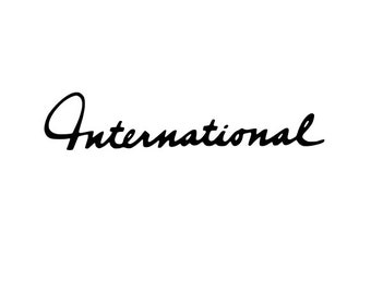 International script .svg file Classic