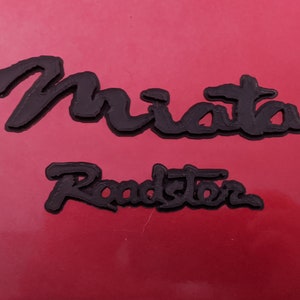 Digital File 3D printer badge Emblem for Mazda Miata