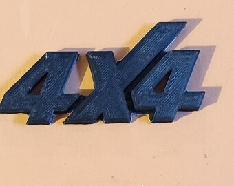 4x4 badge emblem 3D Printed