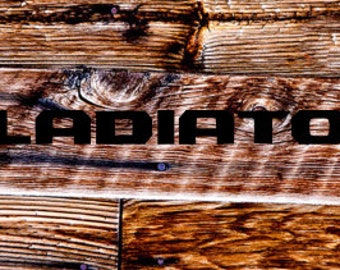 Digital SVG file of Gladiator script