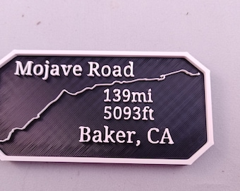 Maverick's Trail badge Mojave Road offroad 4x4 Hiking biking adventure California Challenge Trail