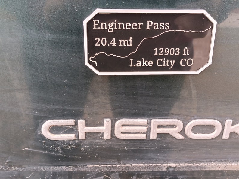 Maverick's Trail badge Engineer Pass offroad 4x4 Hiking biking adventure Colorado Challenge Trail Lake city Ouray image 2