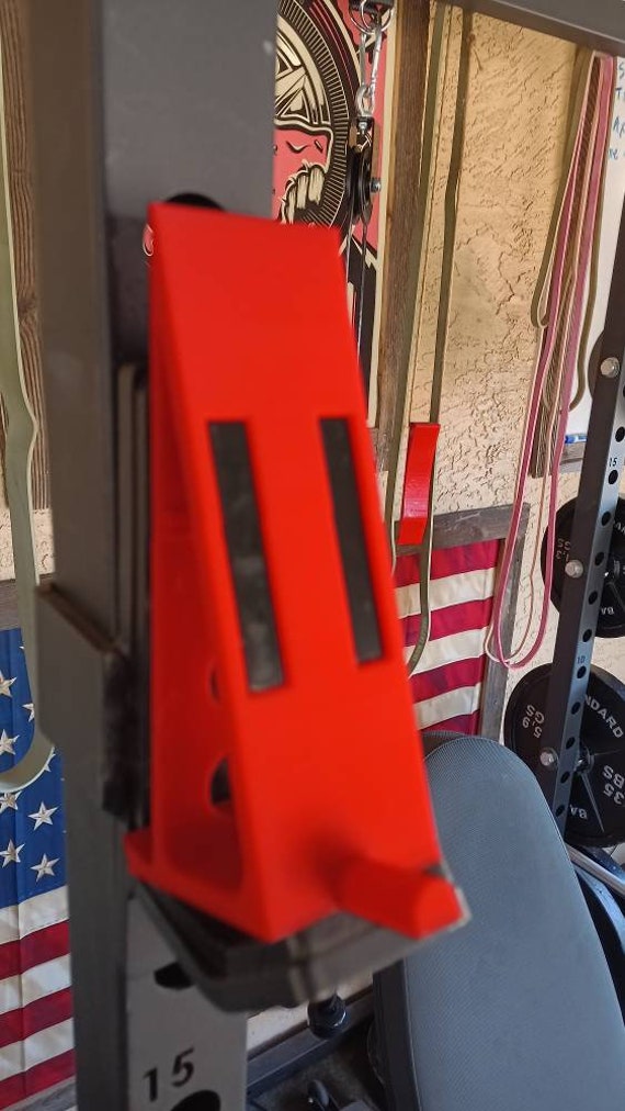 Magnetic J cup Style Phone Holder for Squat Power Rack 3D Printed Etsy UK