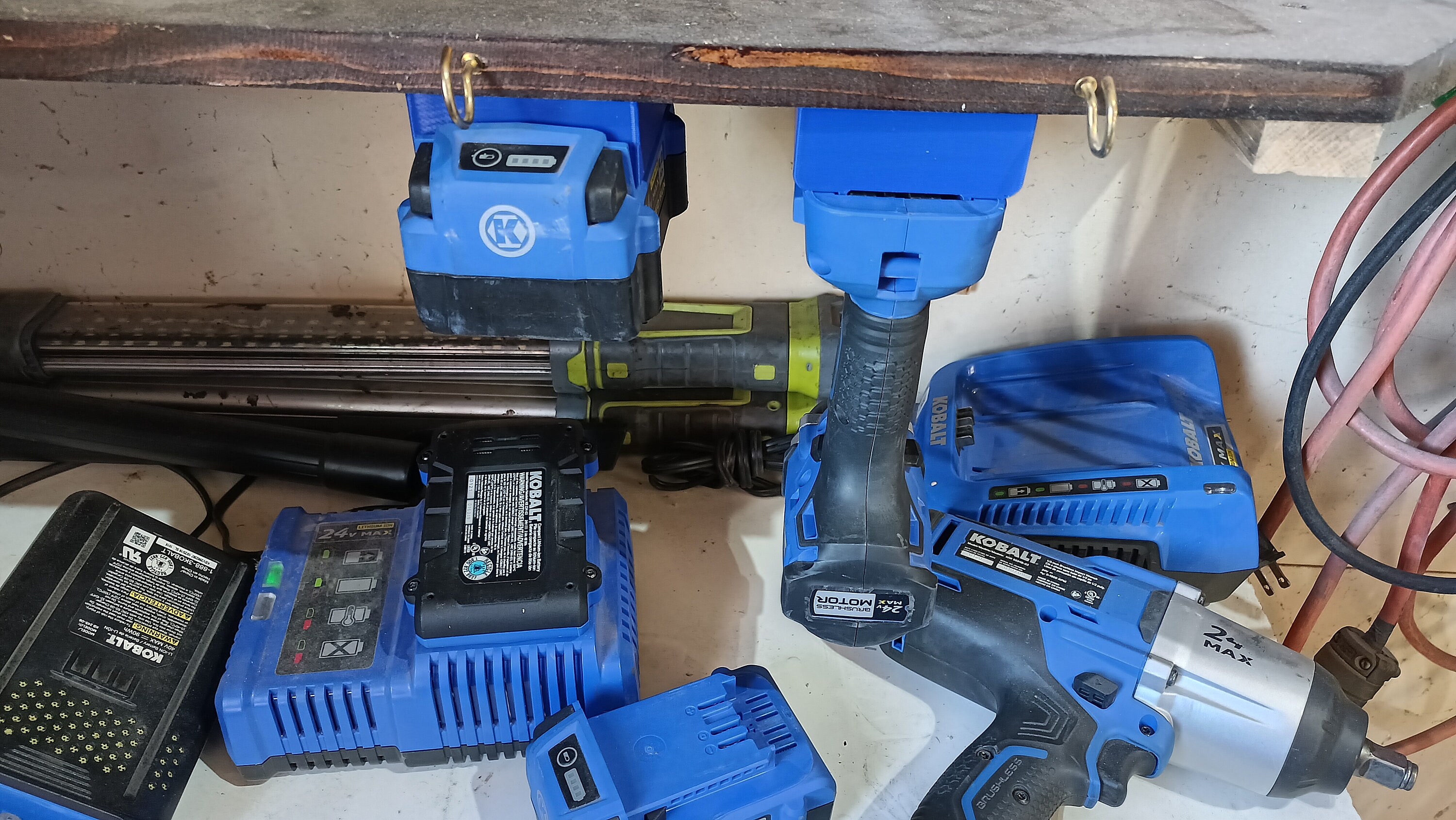 Tool and Battery Storage Holder Mount Under Shelf or Etsy