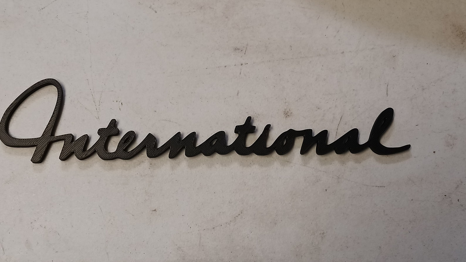 International Script .obj File for 3D Printing - Etsy