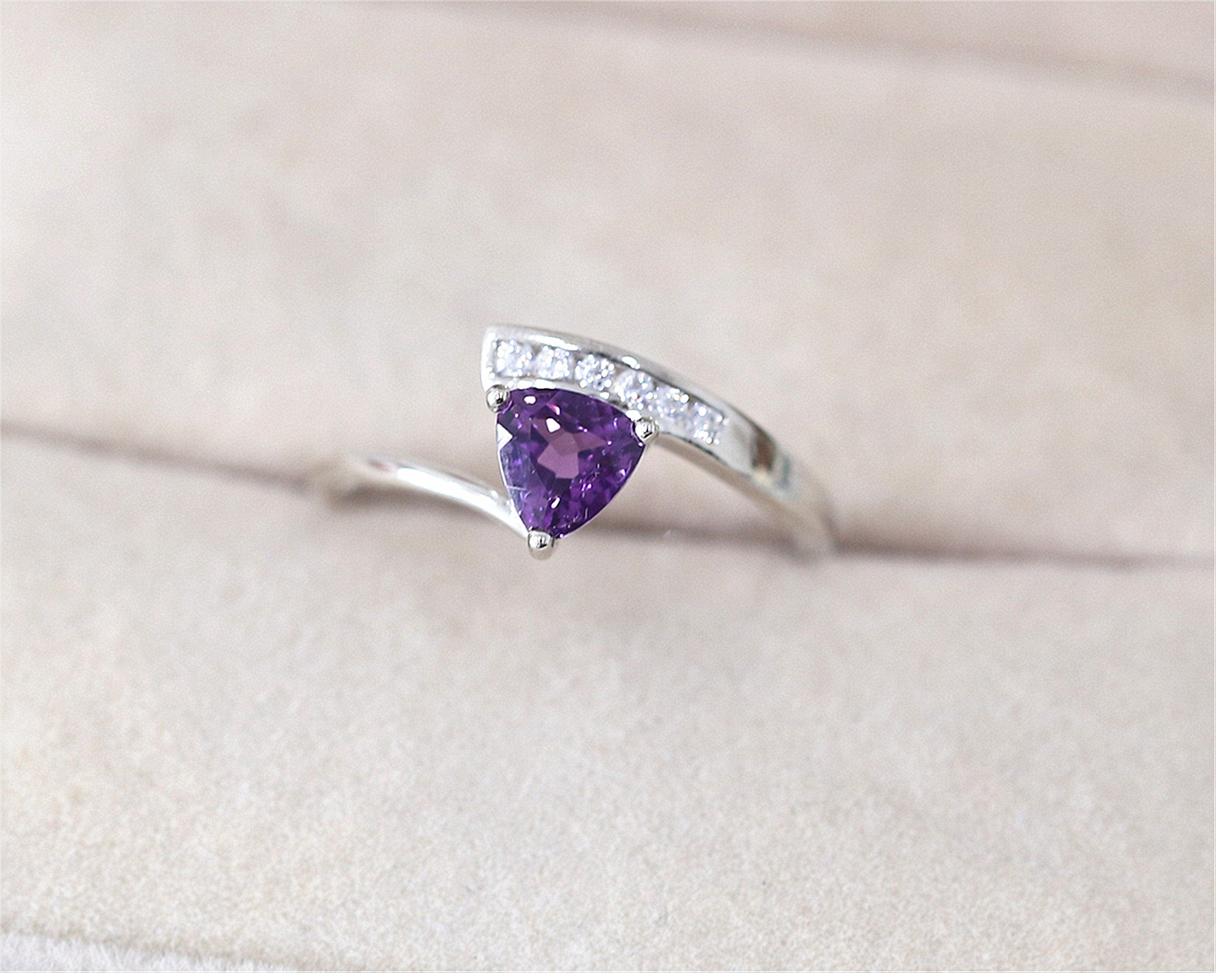 amethyst promise ring amethyst promise ring