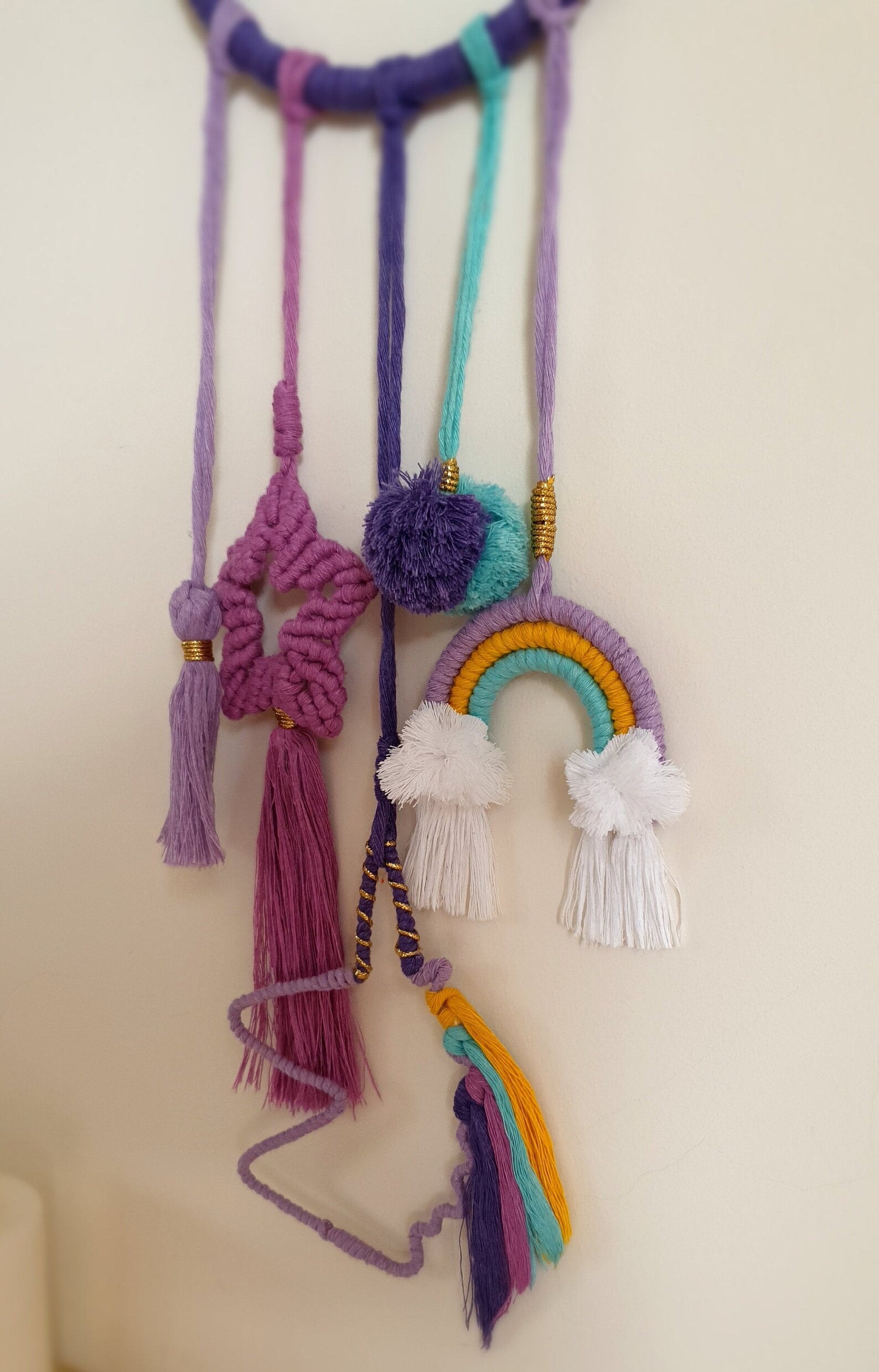 Custom Wall Hanging Macrame Baby Girl Boy Room Decor Etsy