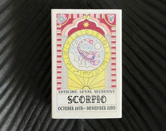 Cerillas para Escorpio, pequeño obsequio para ella, regalo para calcetines, signo zodiacal de Escorpio, Escorpio, vela de regalo, regalo para el hogar, regalo de cerillas