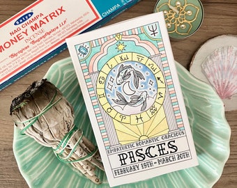 GRANDES Coincidencias de signos zodiacales de Piscis / Perfecto para velas, incienso, salvia, etc. / Pequeño regalo, relleno de medias