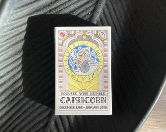 Coincidencias con el signo del zodíaco: Capricornio / Perfecto para velas, incienso, salvia, etc. / Pequeño obsequio, relleno de medias