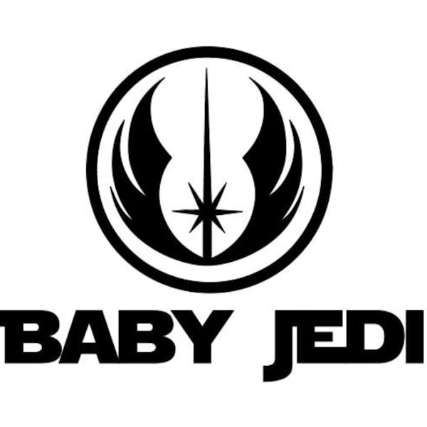 Baby Jedi SVG instant download