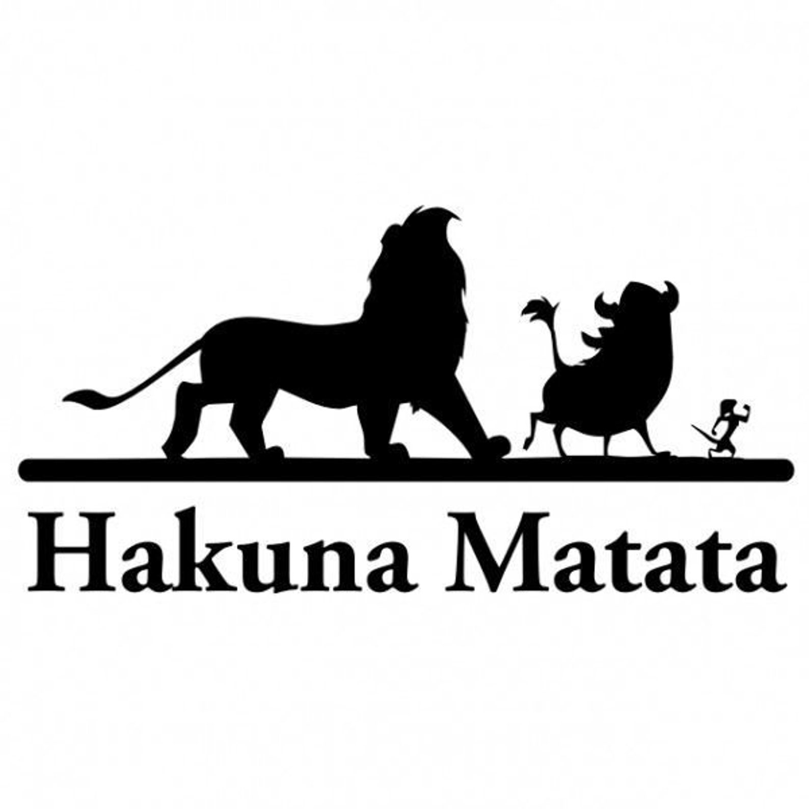 Hakuna Matata Instant Digital Download SVG