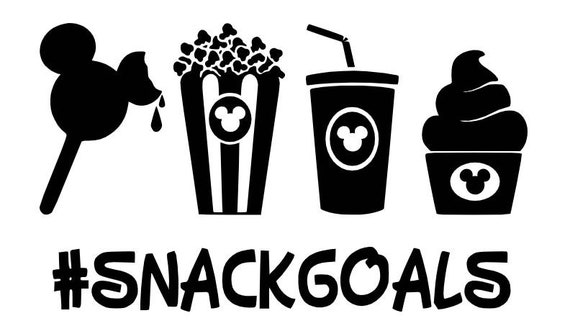 Snack Goals Disney Svg Instant Download Etsy