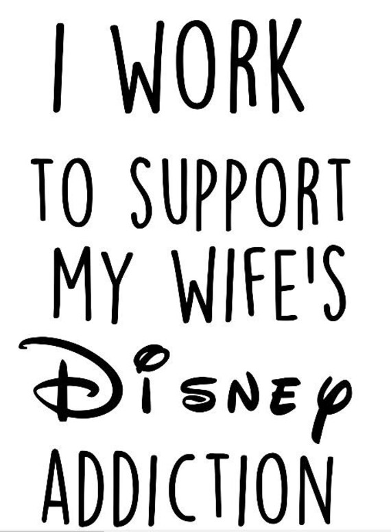 DISNEY Addiction SVG File 