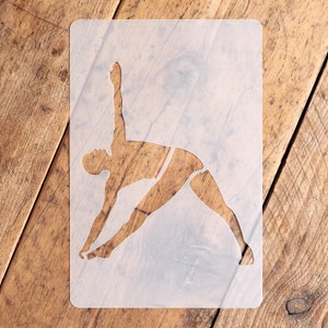 Yoga Pose Wall Stencils individual Poses - Etsy