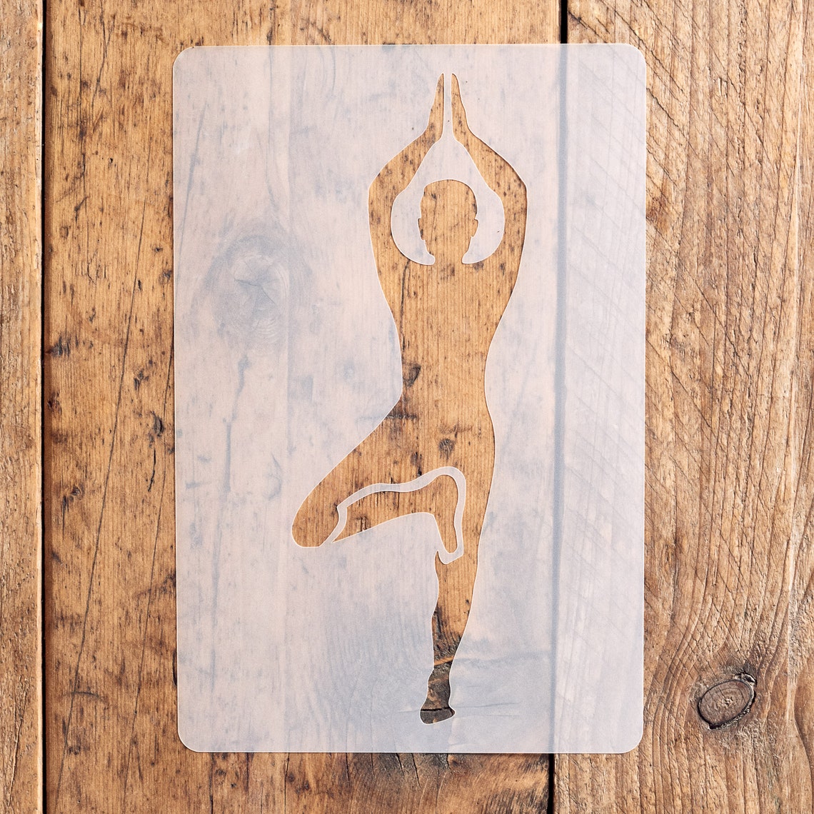 Yoga Pose Wall Stencils individual Poses - Etsy