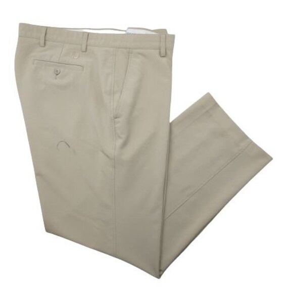 Footjoy FJ 40x32 Tan Flat Front 