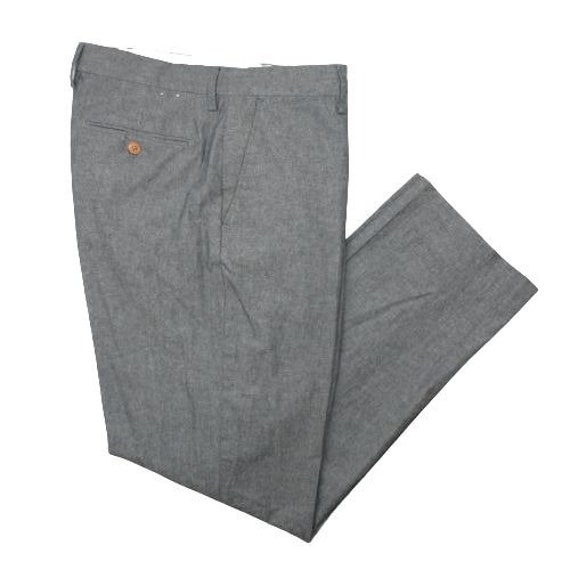 J.crew 35x32 Gray Slim Fit Bedford Flat 