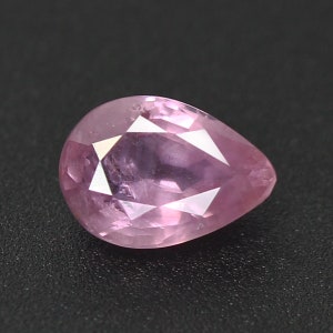 0.87 Ct Ravishing Pink 6.8x4.8 Pear Cut Unheated Pink Natural Sapphire, Srilanka Gemstone image 3