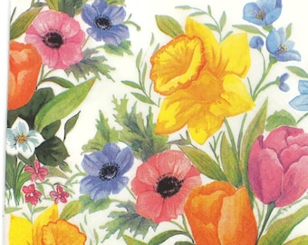 PAW Paper Napkin "Spring Meadow" Serviette  For Decoupage Paper Crafts Journals