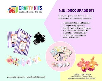 Children's Mini Decoupage Kit