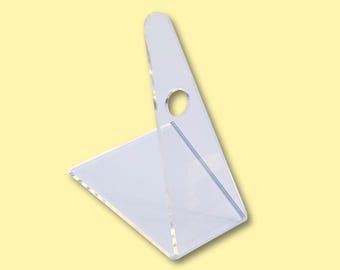 Clear Perspex CD Clock Stand